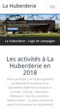 Mobile Screenshot of la-huberderie.com